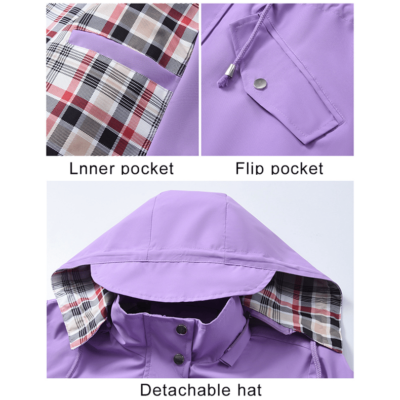 💜 LAST DAY PROMOTION - 50%OFF 💜 Womens Chic. Lightweight. Waterproof Jacket - Unleash Style and Durability in Any Storm!