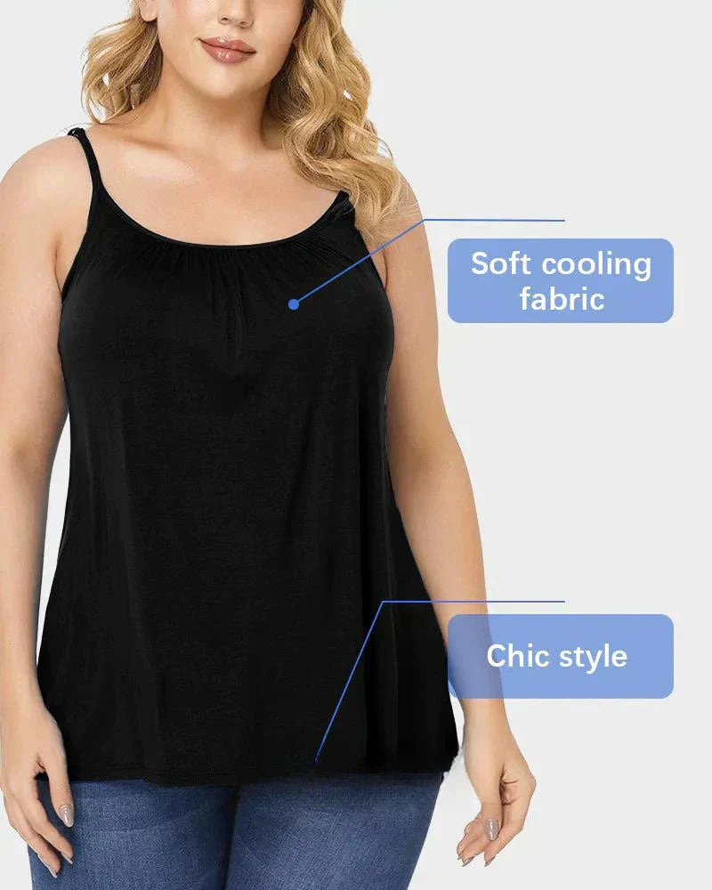 Women's Fly Free Cooling Tank Top with Built-in Bra