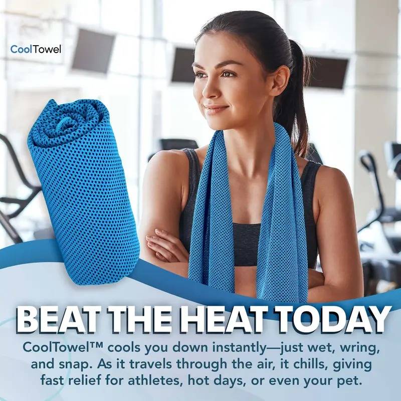 🎁Last Day Buy 1 Get 1 Free (Each only £3.99)🔥Absorbent Quick-Drying Gym Cooling Towels