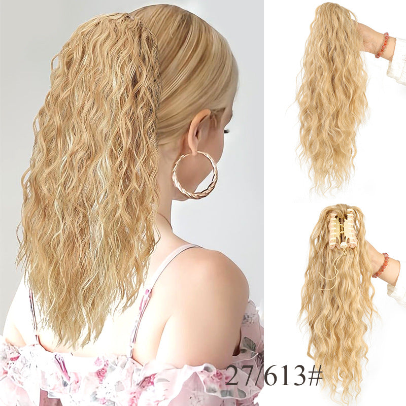 💜 LAST DAY PROMOTION - 50%OFF💜18 Inch Curly Wavy Frizzy Hair Extension with Ponytail✈️ free shipping