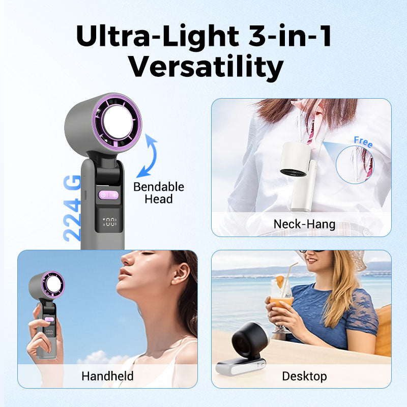 ❄️Mini Cool Handheld Powerful Fan