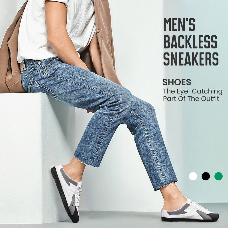Men's Backless Sneakers