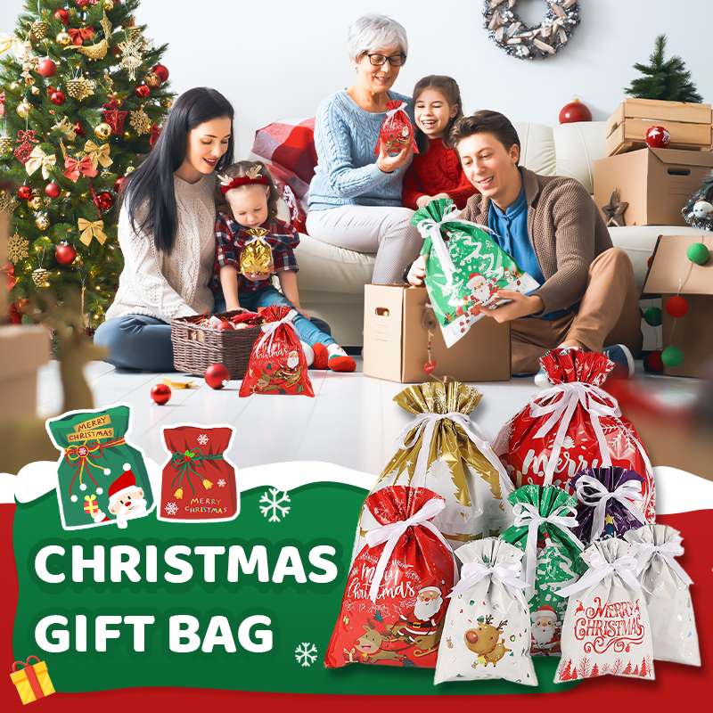 š„Buy 2 Get 1 Freeš
šChristmas Gift Bag With Drawstring