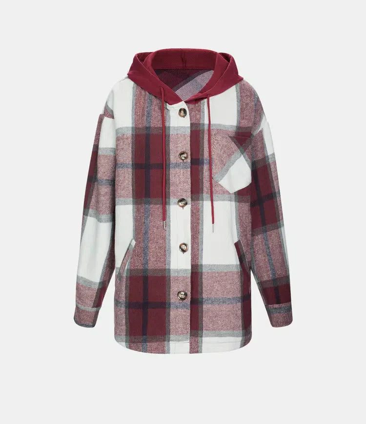 🍂Fall Specials🍂Pocket Plaid Shirt Jacket - buy 3 free shipping
