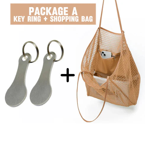 🔑2 Pieces Stainless Steel Shopping Trolley Token Keyrings