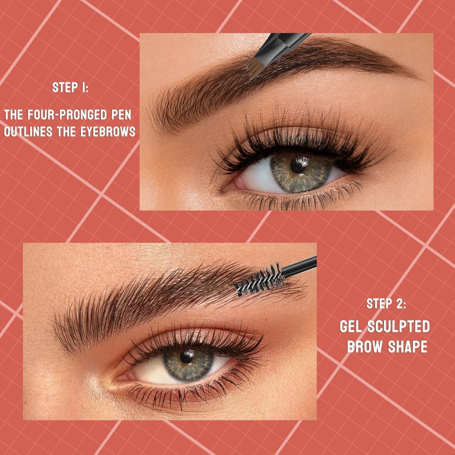 ❣️LAST DAY - BUY 1 GET 1 FREE❣️2-in-1 Brow Pen and Sealing Brow Gel for Real Fuller Eyebrows🥳Free shipping