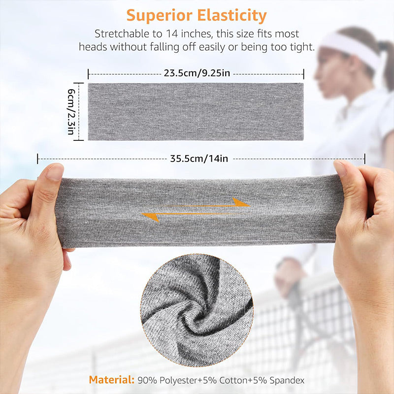 💗LAST DAY - BUY 1 GET 1 FREE💗Elastic Non-Slip Solid Color Headband
