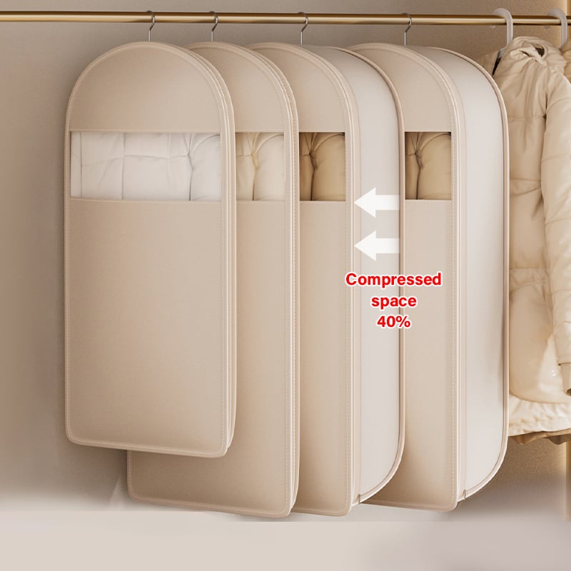 ❤️🔥2025 Space Saving Hanging Garment Bag with Self Compression Zipper