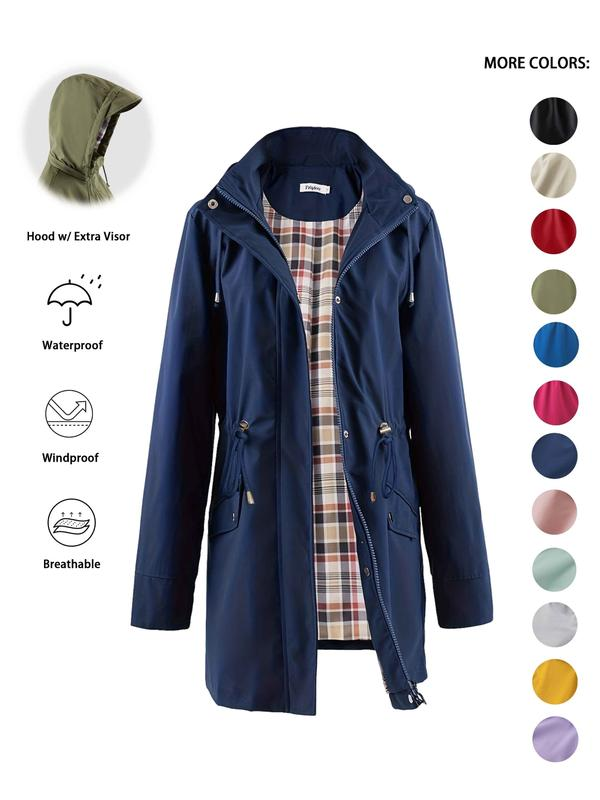 💜 LAST DAY PROMOTION - 50%OFF 💜 Womens Chic. Lightweight. Waterproof Jacket - Unleash Style and Durability in Any Storm!