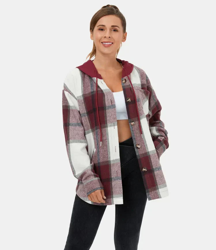 🍂Fall Specials🍂Pocket Plaid Shirt Jacket - buy 3 free shipping