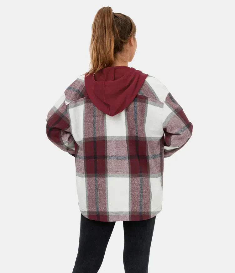 🍂Fall Specials🍂Pocket Plaid Shirt Jacket - buy 3 free shipping