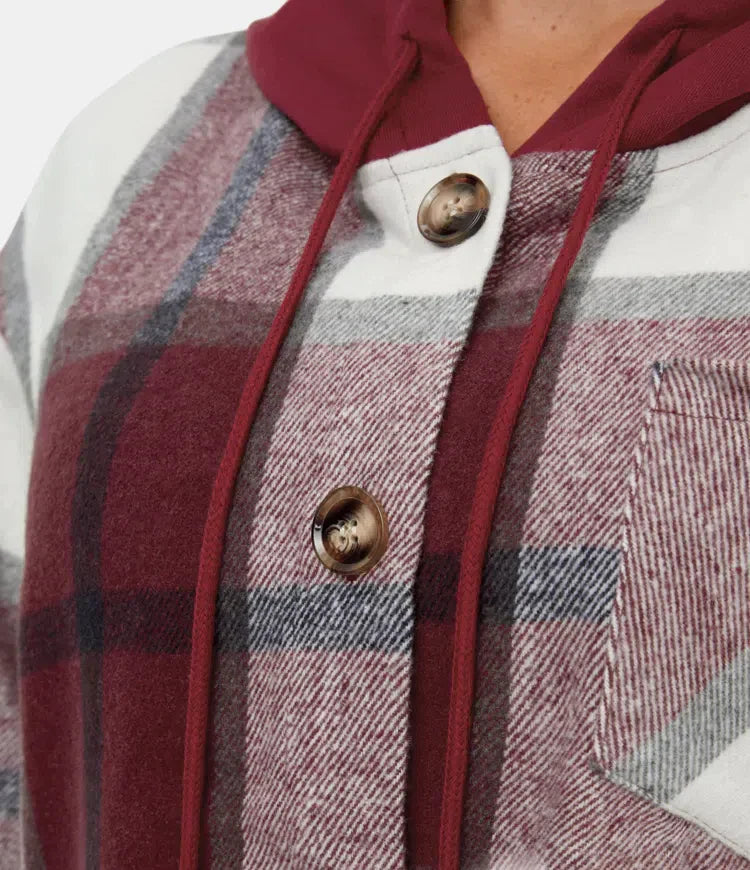 🍂Fall Specials🍂Pocket Plaid Shirt Jacket - buy 3 free shipping