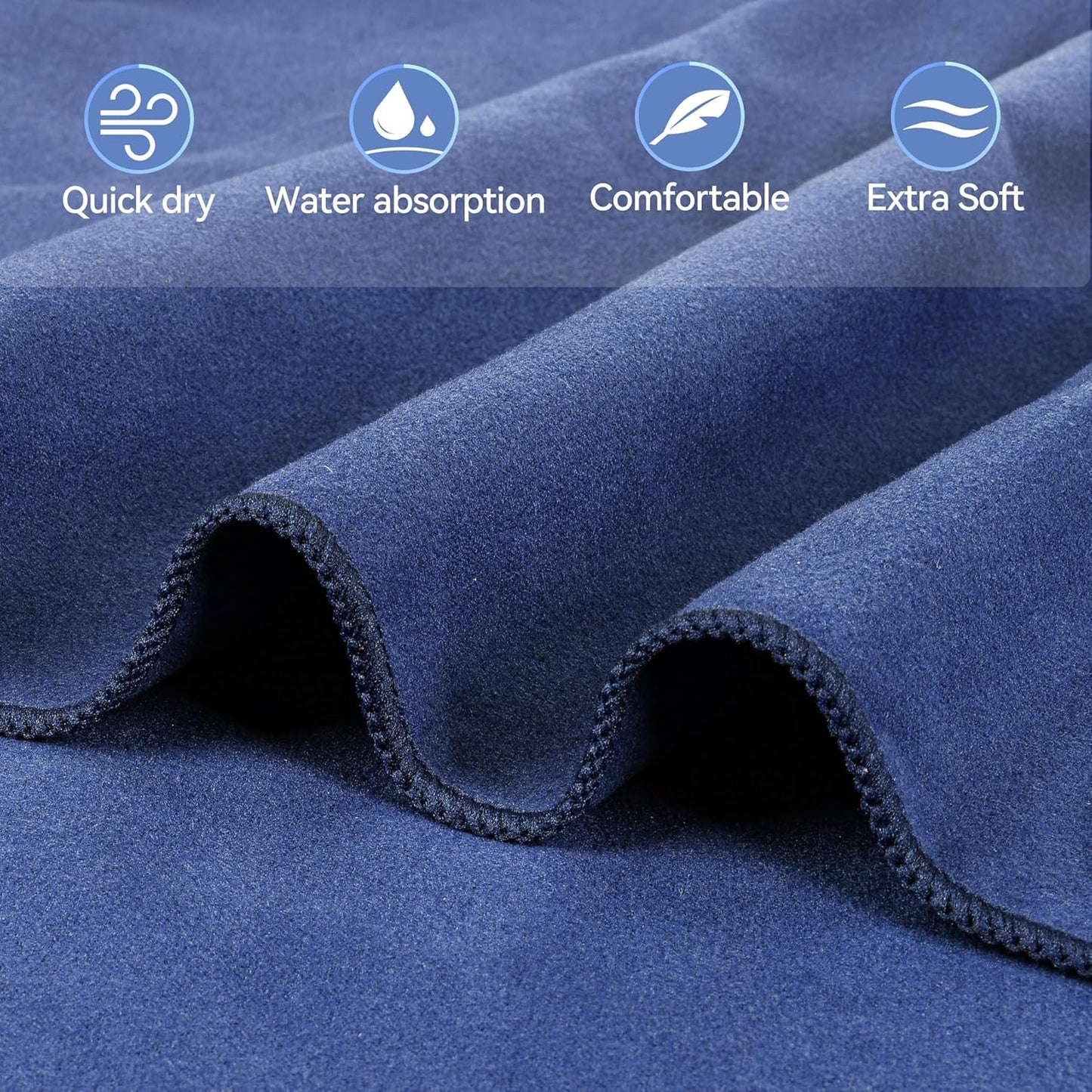 🫧Summer Hot Sale 50% OFF🏖️Sun Lounger Towel in Bag with Pockets Storage