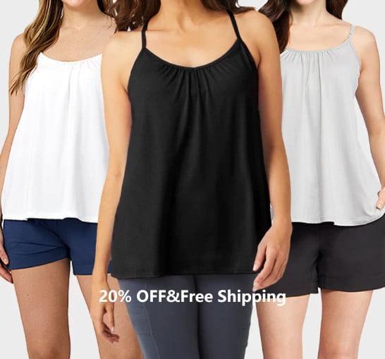 Women's Fly Free Cooling Tank Top with Built-in Bra