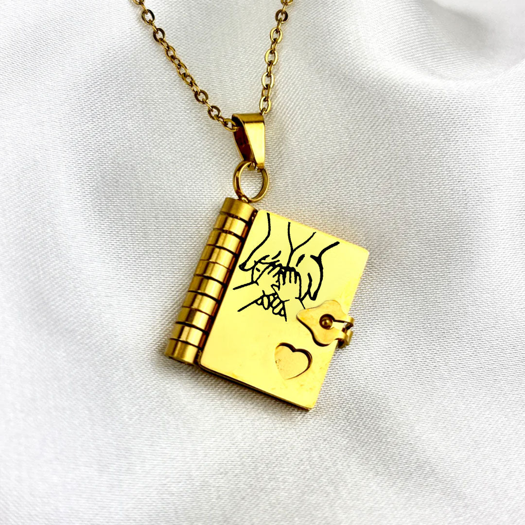 💗LAST DAY PROMOTION - 50%OFF💗My Little Star Book Necklace for Daughter, Birthday Day Gift Graduation Jewelry of Love