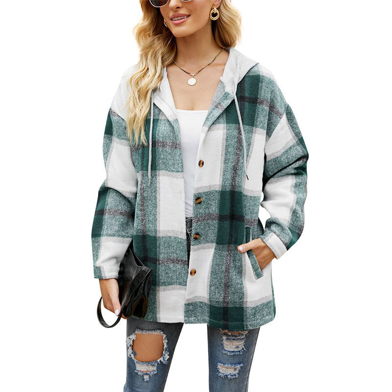 🍂Fall Specials🍂Pocket Plaid Shirt Jacket - buy 3 free shipping