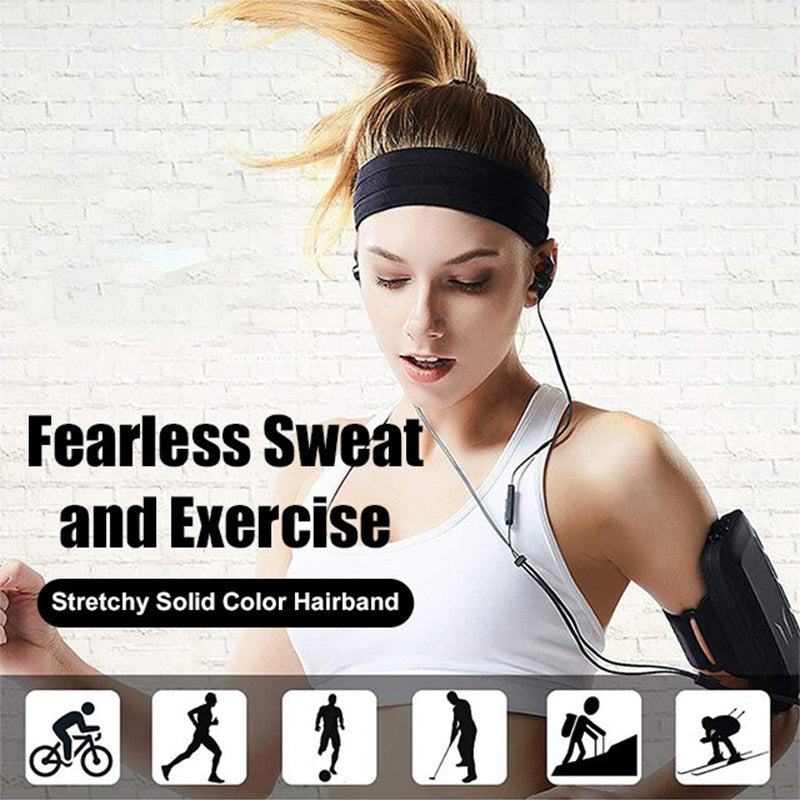 💗LAST DAY - BUY 1 GET 1 FREE💗Elastic Non-Slip Solid Color Headband