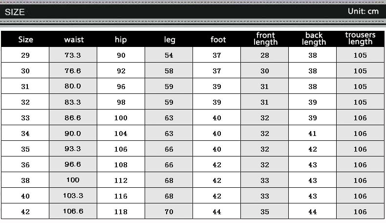 Men's High Stretch Classic Pants Lightweight Version