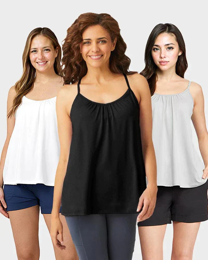 Women's Fly Free Cooling Tank Top with Built-in Bra