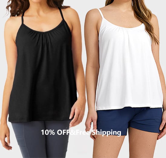 Women's Fly Free Cooling Tank Top with Built-in Bra