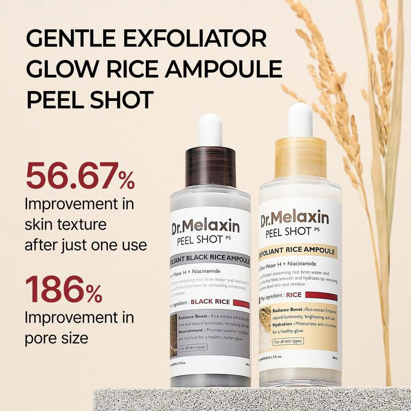 💗FLASH SALE- BUY 1 GET 1 FREE💗Peel Shot Glow Rice Ampoule