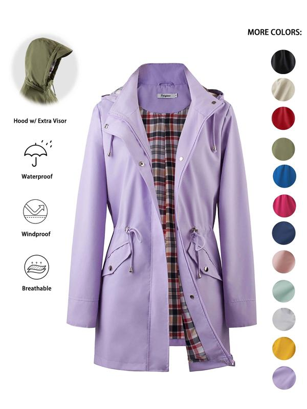 💜 LAST DAY PROMOTION - 50%OFF 💜 Womens Chic. Lightweight. Waterproof Jacket - Unleash Style and Durability in Any Storm!