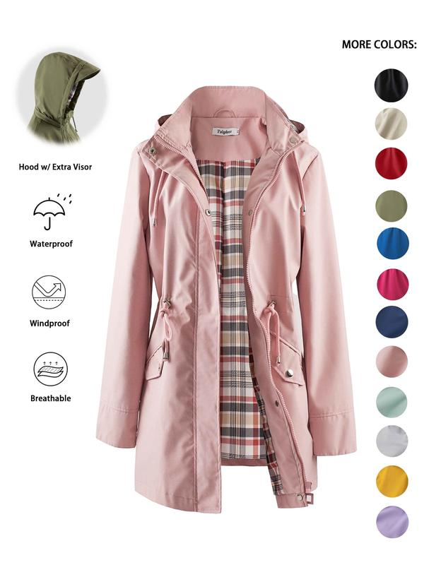💜 LAST DAY PROMOTION - 50%OFF 💜 Womens Chic. Lightweight. Waterproof Jacket - Unleash Style and Durability in Any Storm!