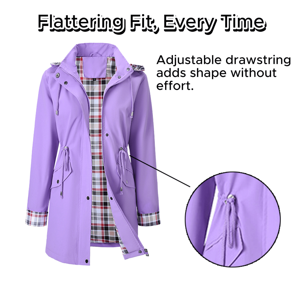 💜 LAST DAY PROMOTION - 50%OFF 💜 Womens Chic. Lightweight. Waterproof Jacket - Unleash Style and Durability in Any Storm!