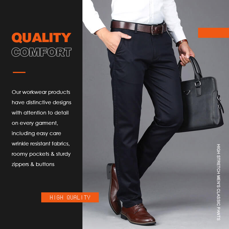 Men's High Stretch Classic Pants Lightweight Version