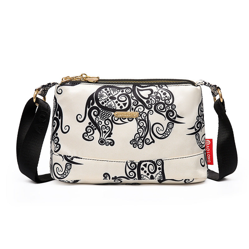 🔥Women's Multi-Pocket Printed Crossbody Bag