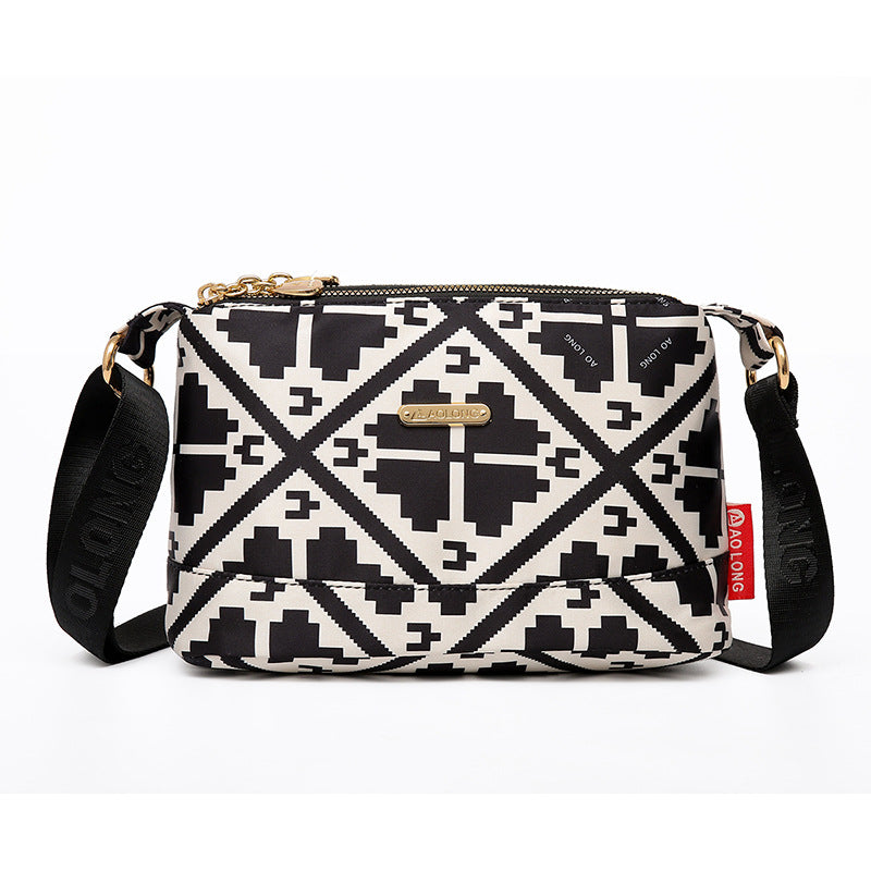 🔥Women's Multi-Pocket Printed Crossbody Bag
