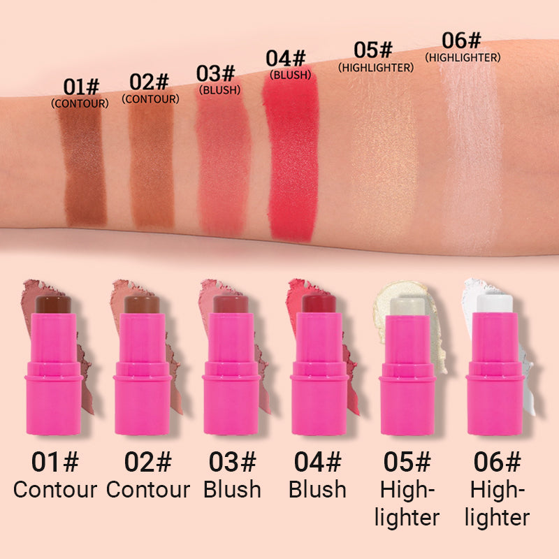 4 free shipping🎉 Blush Contour & Highlighter Makeup Sticks