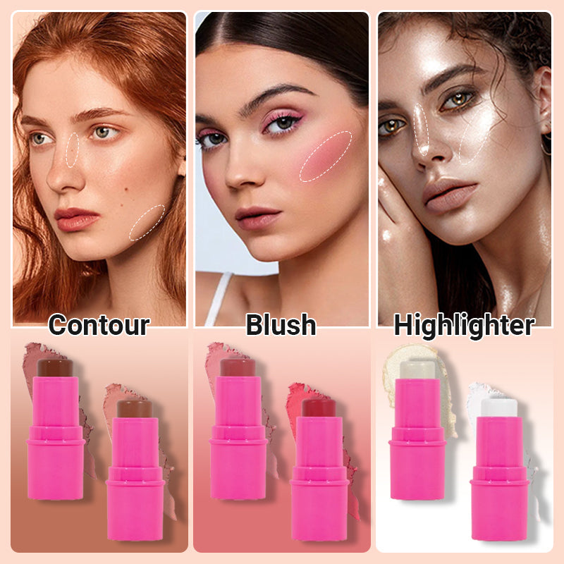 4 free shipping🎉 Blush Contour & Highlighter Makeup Sticks