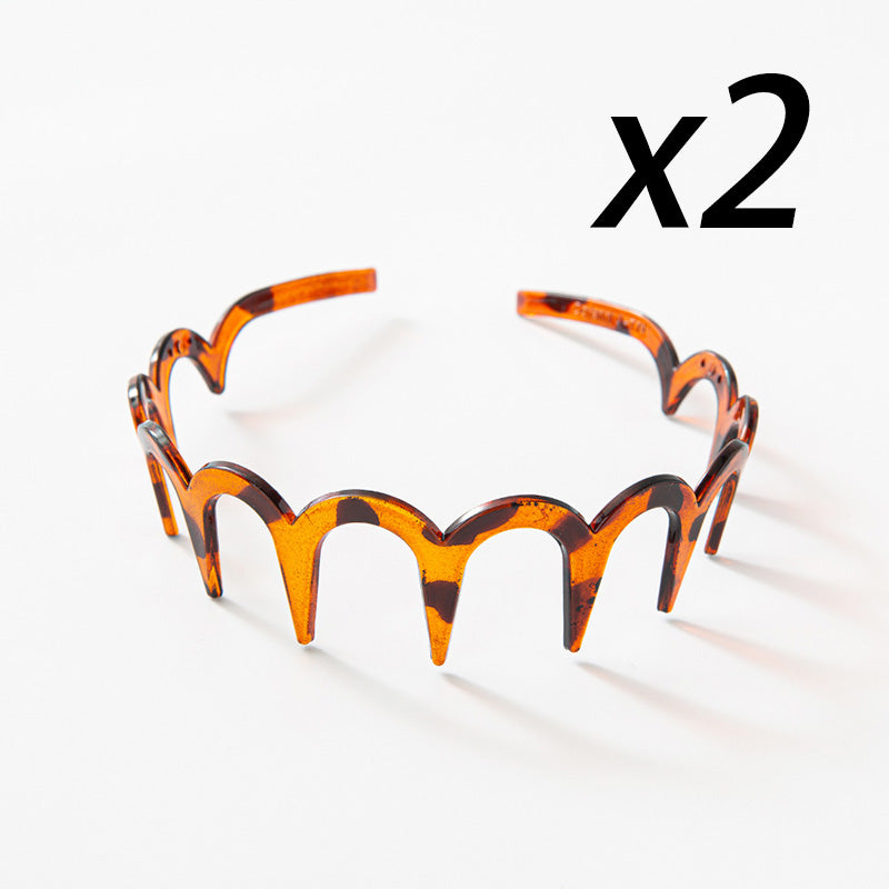 💗LAST DAY - BUY 1 GET 1 FREE💗U-Shape Fashion Tooth Hair Comb Headband