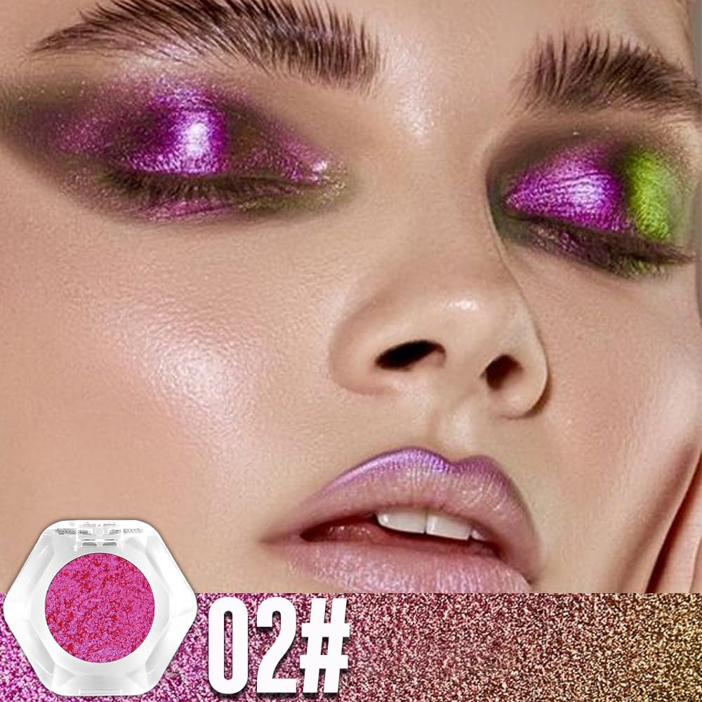 🔥This Week's Special Price:£6.99!!🔥Double chrome eye shadow