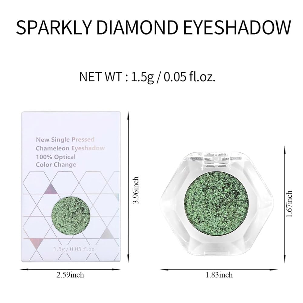 🔥This Week's Special Price:£6.99!!🔥Double chrome eye shadow