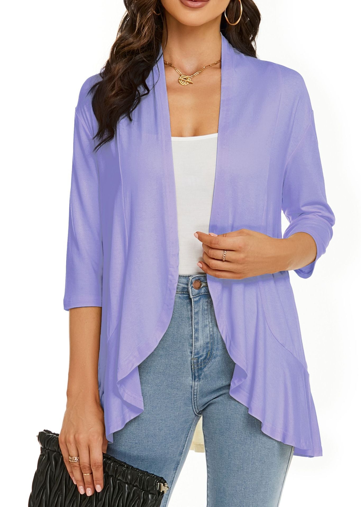 🔥Free Shipping +5% to 20% OFF 🔥💖Casual Lightweight Cardigans With Open Front For Women💖