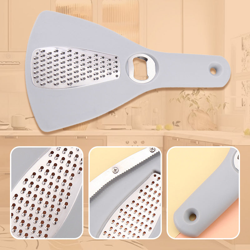💪A good helper in the kitchen 💪3-in-1 Can Opener, Bottle Opener, Vegetable Grater