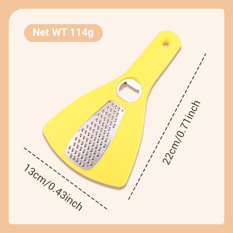 💪A good helper in the kitchen 💪3-in-1 Can Opener, Bottle Opener, Vegetable Grater