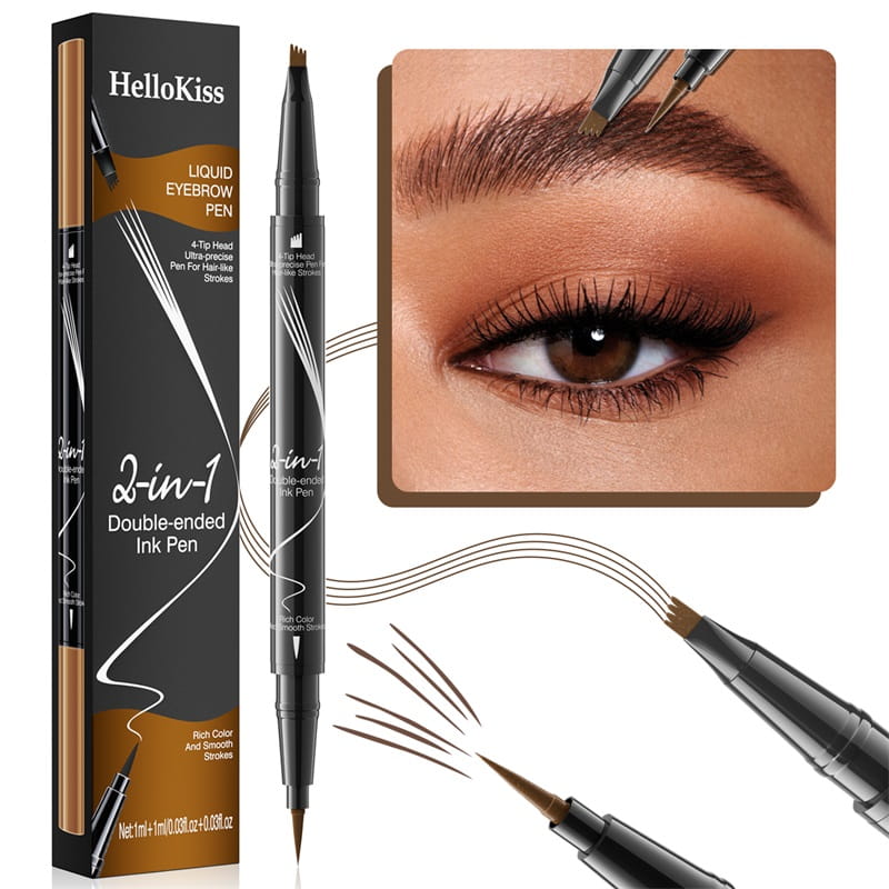 Buy 1 Get 1 Free 🎊🎁2-In-1 Waterproof Long-Lasting Eyebrow Pen