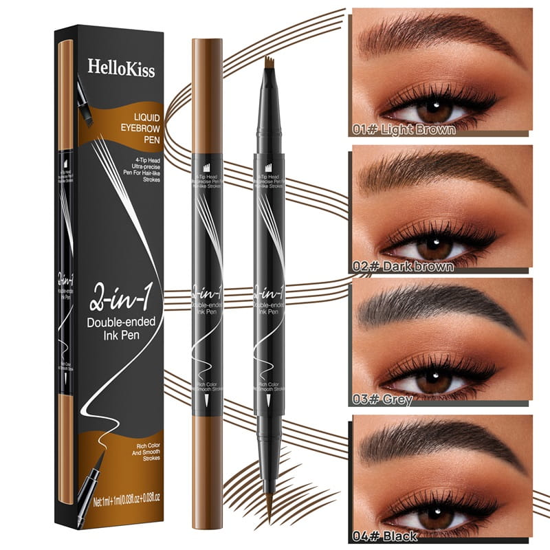 Buy 1 Get 1 Free 🎊🎁2-In-1 Waterproof Long-Lasting Eyebrow Pen