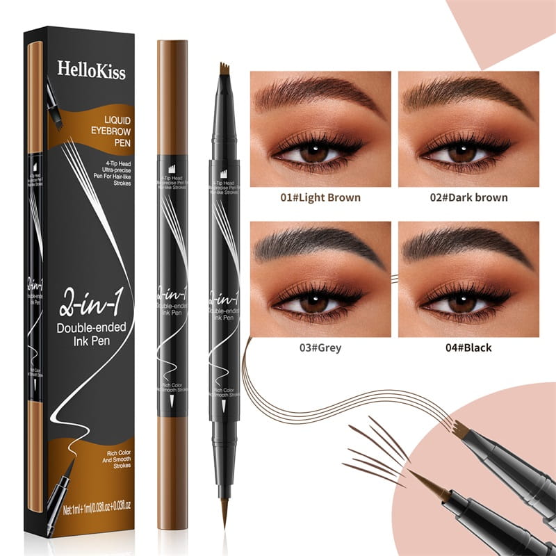 Buy 1 Get 1 Free 🎊🎁2-In-1 Waterproof Long-Lasting Eyebrow Pen