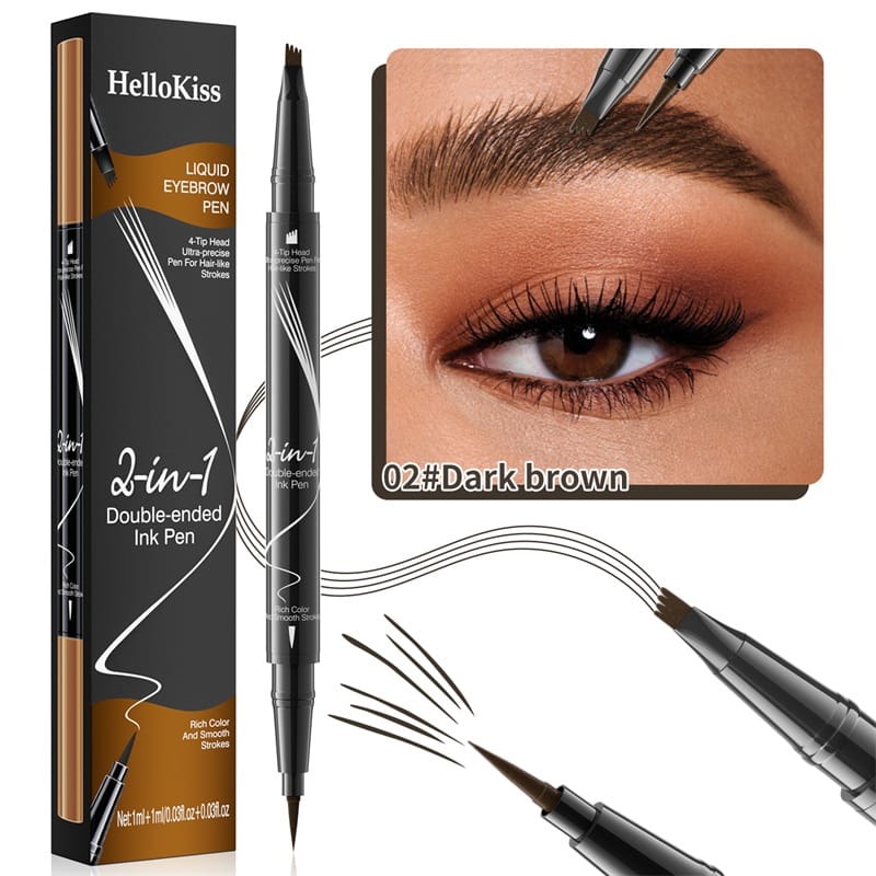 Buy 1 Get 1 Free 🎊🎁2-In-1 Waterproof Long-Lasting Eyebrow Pen