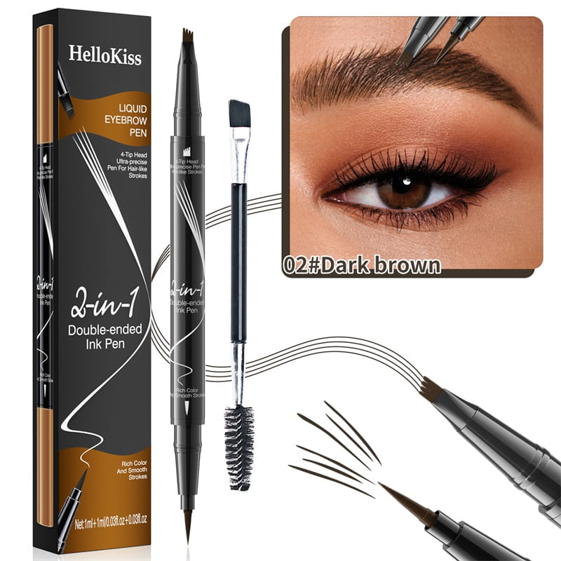 Buy 1 Get 1 Free 🎊🎁2-In-1 Waterproof Long-Lasting Eyebrow Pen