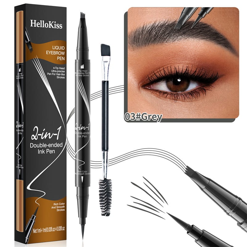 Buy 1 Get 1 Free 🎊🎁2-In-1 Waterproof Long-Lasting Eyebrow Pen
