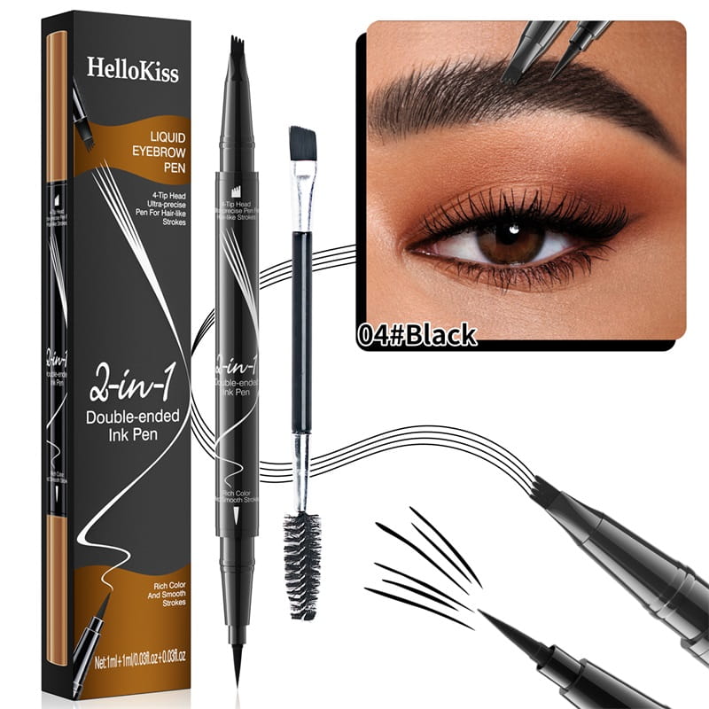 Buy 1 Get 1 Free 🎊🎁2-In-1 Waterproof Long-Lasting Eyebrow Pen