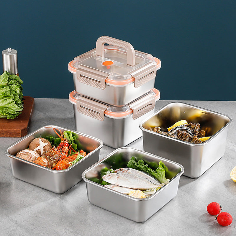 š„Hot Saleš„Portable Stainless Steel Crisper Box