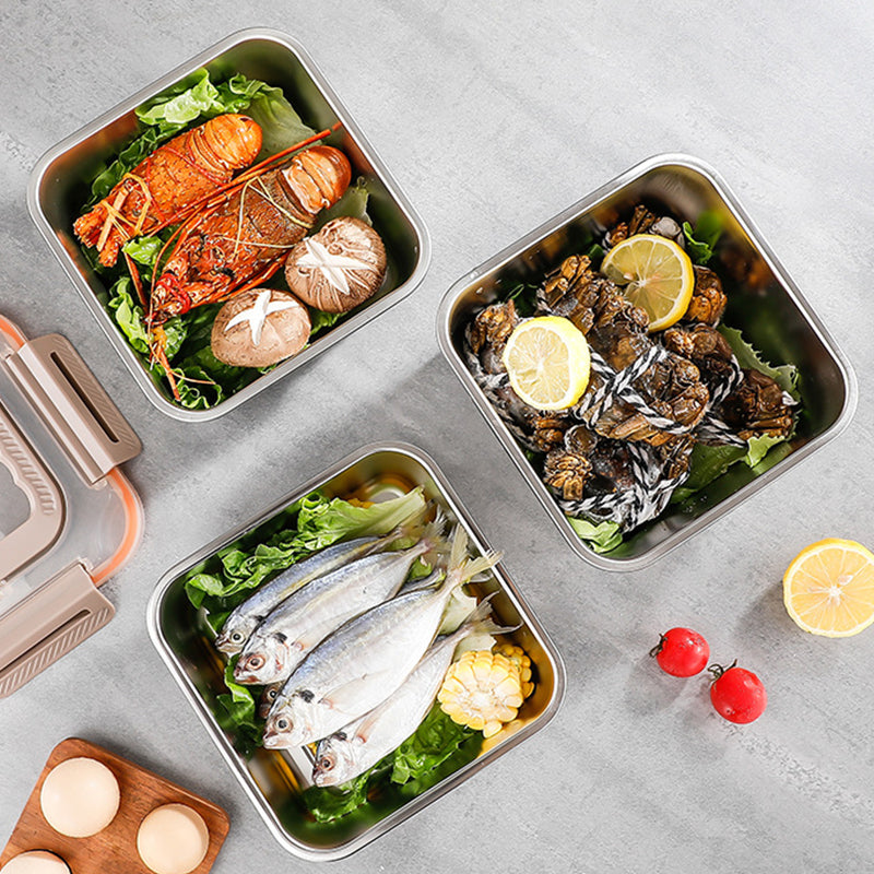 š„Hot Saleš„Portable Stainless Steel Crisper Box