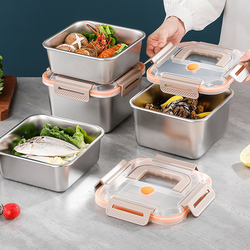 š„Hot Saleš„Portable Stainless Steel Crisper Box