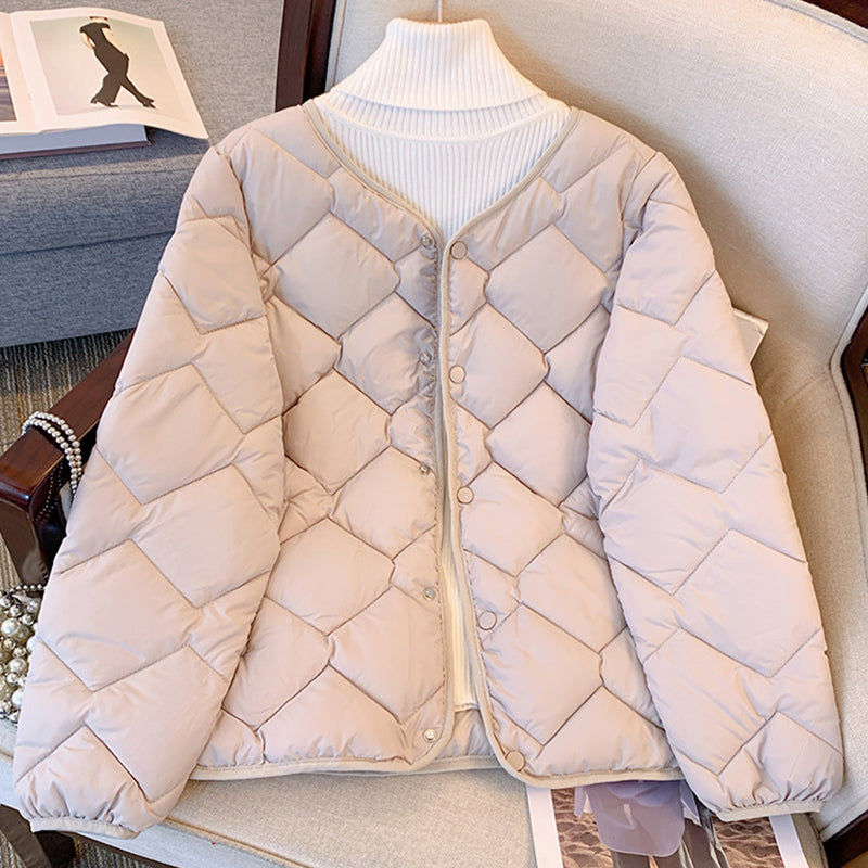 New for autumn✨Women's Winter Button Down Quilted Jacket
